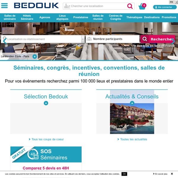 Seminaire ou incentive : organisation evenement seminaire reception et location de salle - Bedouk