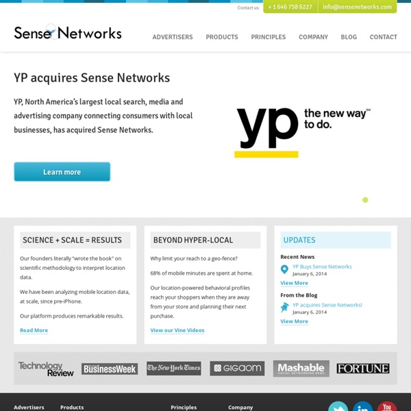 Sense Networks