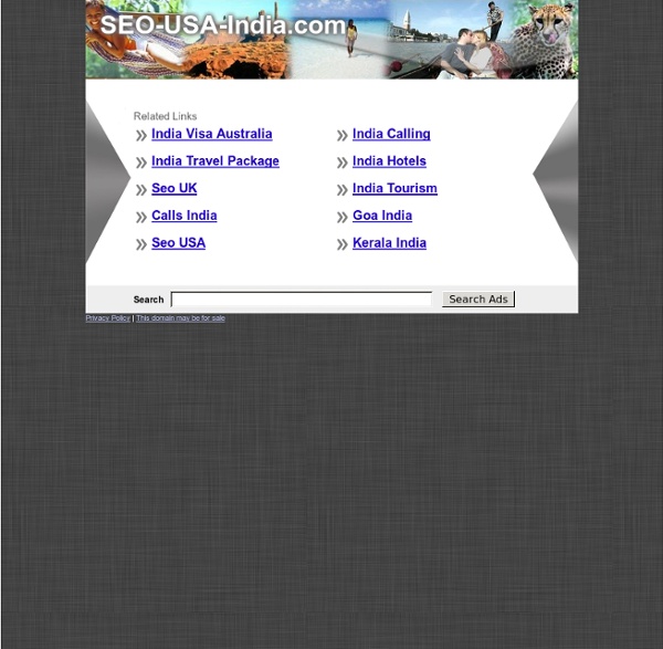 SEO-USA-India.com: The Leading SEO USA India Site on the Net