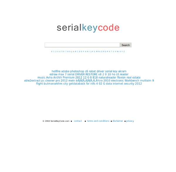 Serial Key Code