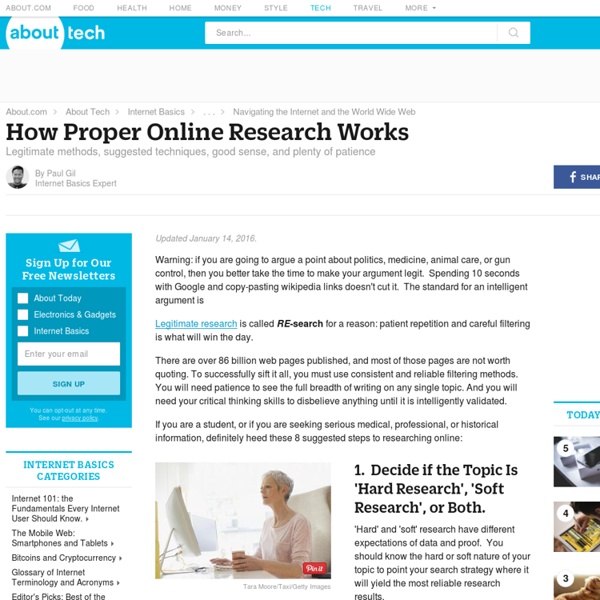 How to Properly Research Online (and Not Embarrass Yourself with the Results)