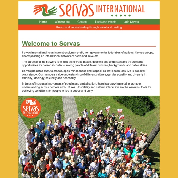 SERVAS - Home Page
