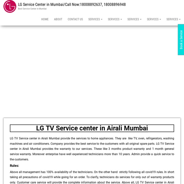 LG TV Service center in Airali Mumbai