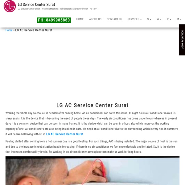 LG AC Service Center Surat