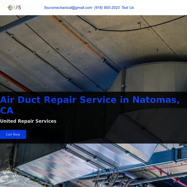 Air Duct Repair Service in Natomas, CA