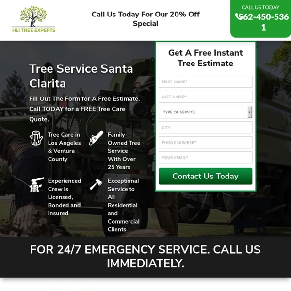 Tree Service Removal Santa Clarita & Tree Trimming [Voted #1] □