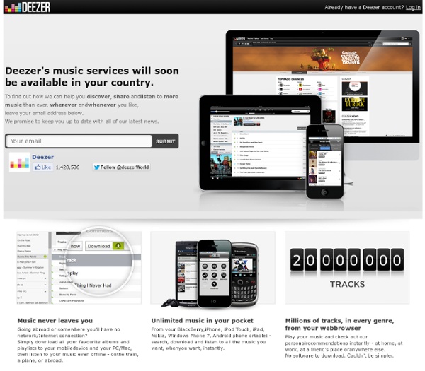 S music services will soon be available in your country.