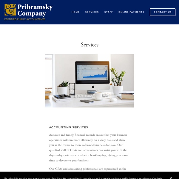 Services — Pribramsky & Co.