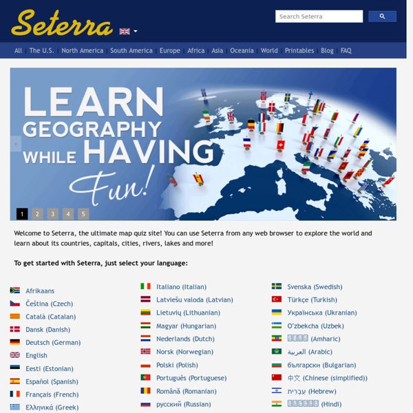 Seterra Online Geography Games