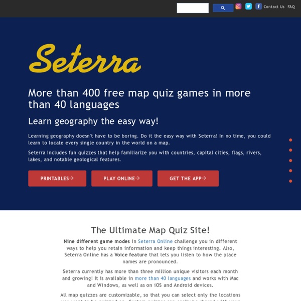 A Free Map Quiz Game