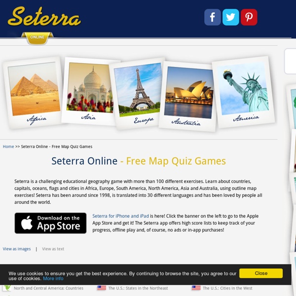 Online - Free Map Quiz Games