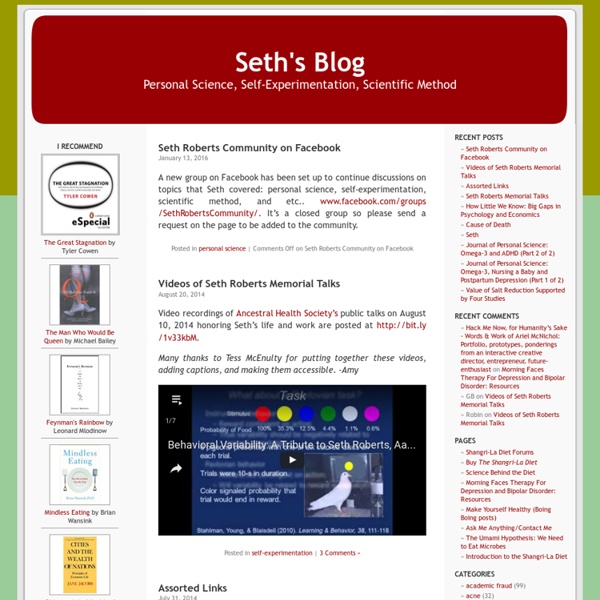 Seth’s blog
