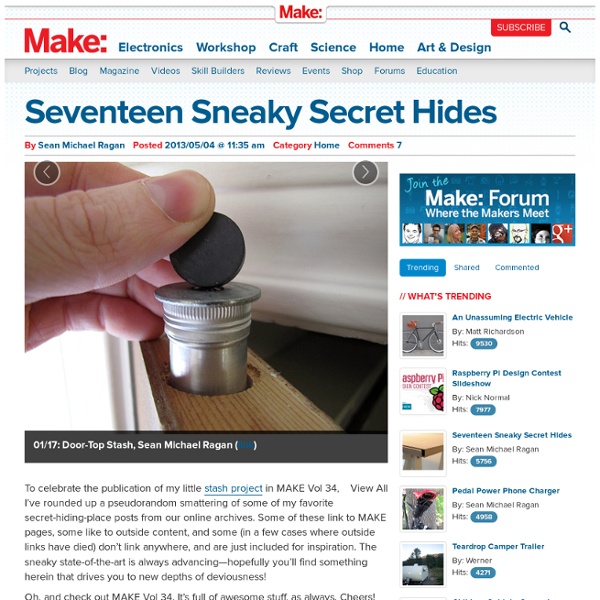 Seventeen Sneaky Secret Hides
