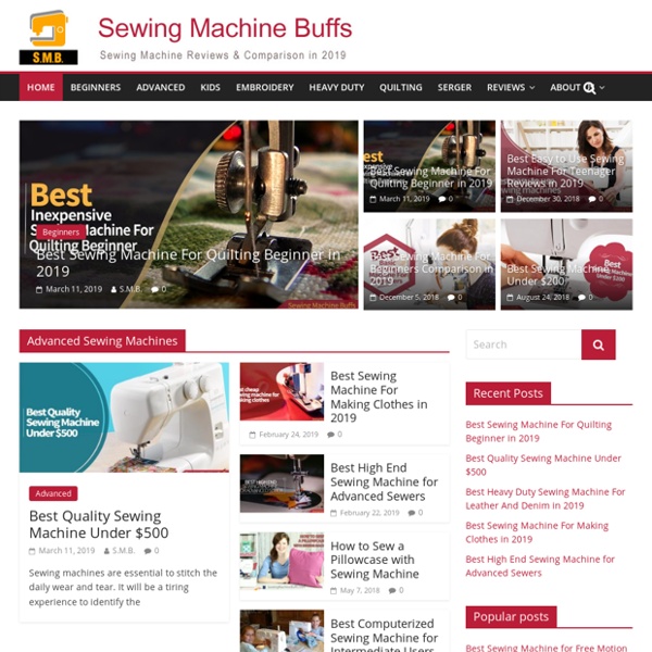 Sewing Machine Buffs - Best Sewing Machine Review & Comparison