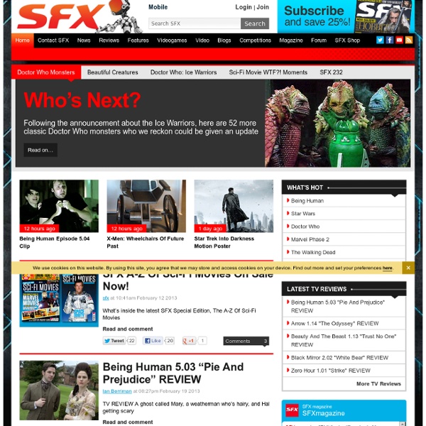 SFX – Sci-fi News, Reviews and Features