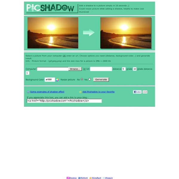 Shadow to picture - PICSHADOW