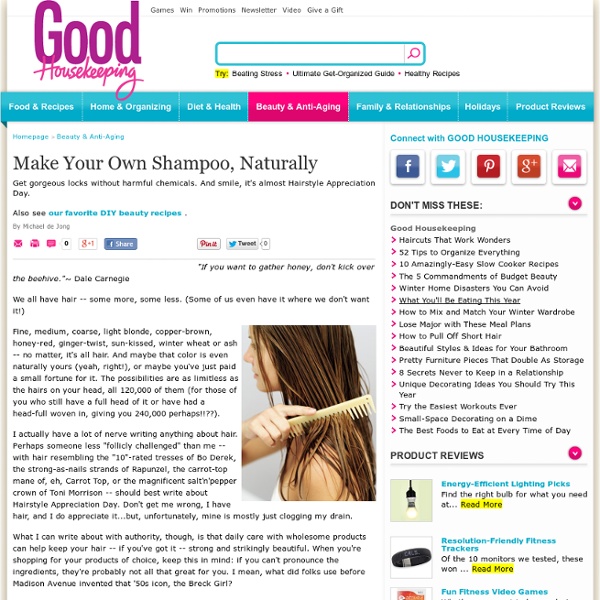 Shampoo Recipe Make Your Own Shampoo Natural Shampoo Pearltrees