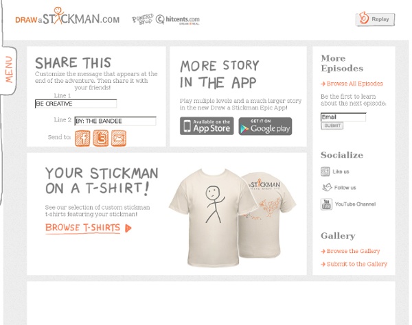 Share Your Stickman Drawings - Draw a Stickman