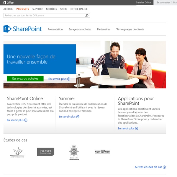 SharePoint – logiciel de collaboration