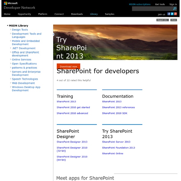 Get Started Developing on SharePoint 2010