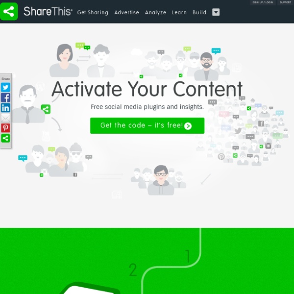 Sharing Widget, Sharing Button, Sharing Plugin - ShareThis