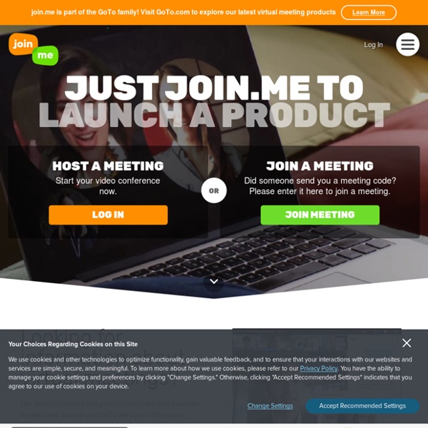 Join.me – Free Screen Sharing and Online Meetings