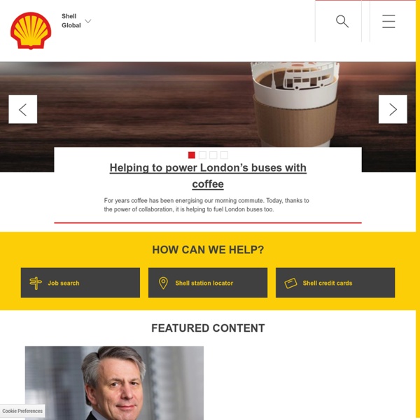 The Shell global homepage - Global
