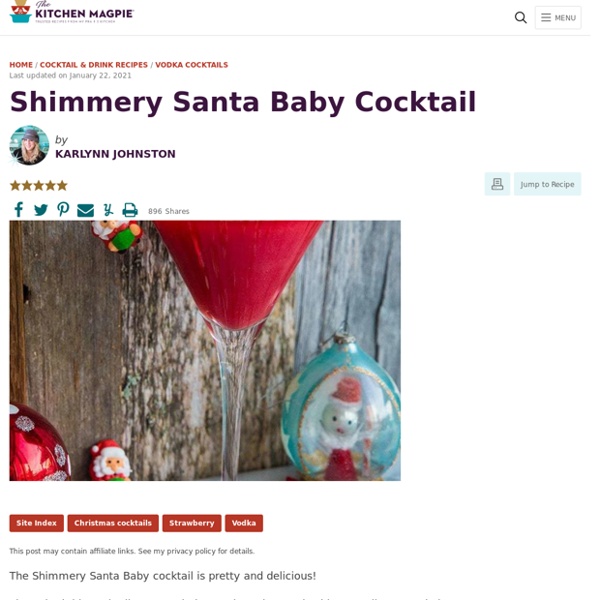Shimmery Santa Baby Cocktail