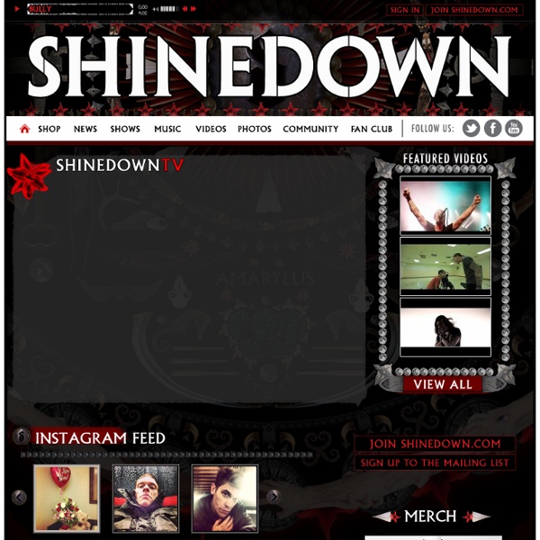 Shinedown Official Website: New Album Amaryllis - Available Now, Music, Videos, Photos, Lyrics, Tour Dates, Forums