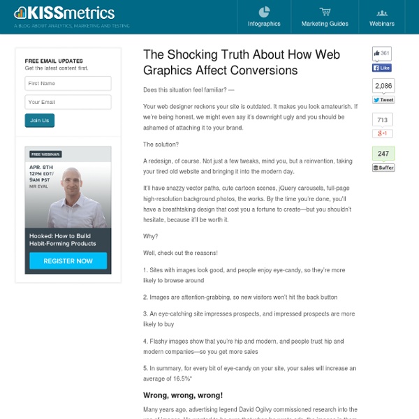 The Shocking Truth About How Web Graphics Affect Conversions