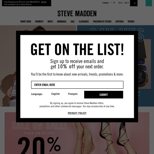 Find Steve Madden Shoes, Madden Girl & STEVEN by Steve Madden Shoes