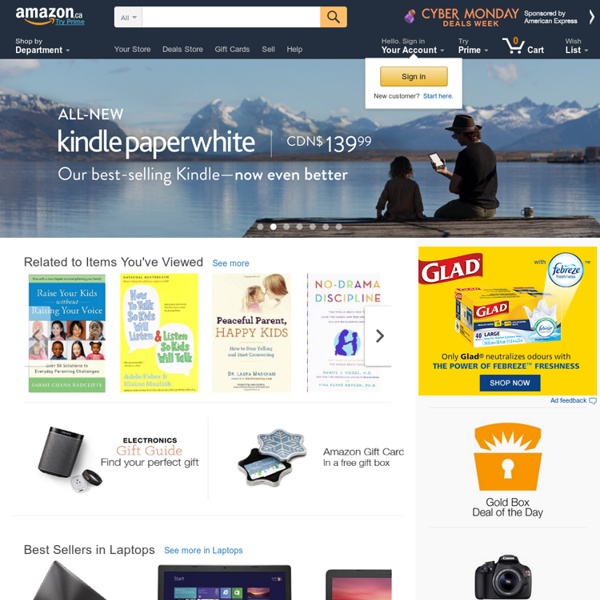 Amazon.ca: Online shopping for Canadians - books, electronics, music, DVDs, software, video games & more