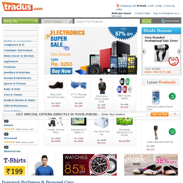 #1 Online Shopping India- Shop Online for Mobile, Cameras, Books, Jewellery,Home Appliances & more at Tradus