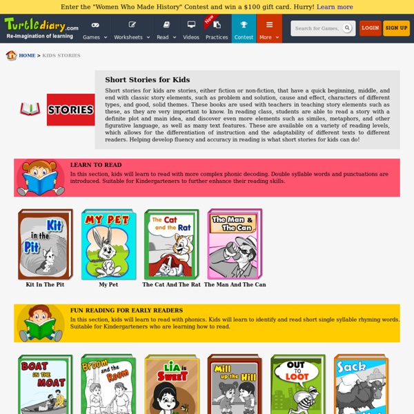 Free Online Interactive 'Learn To Read' Books For Kids