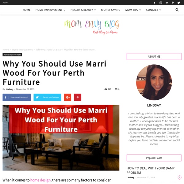 Why You Should Use Marri Wood For Your Perth Furniture