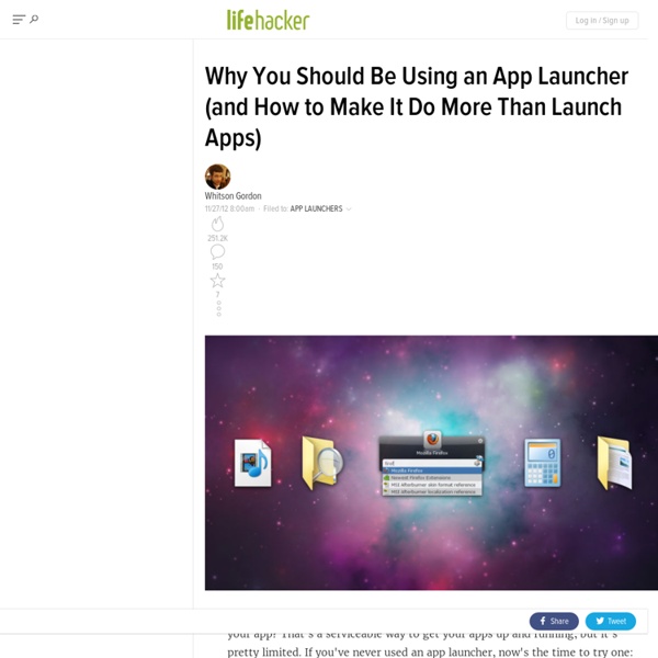 Why You Should Be Using an App Launcher (and How to Make It Do Anything You Want)