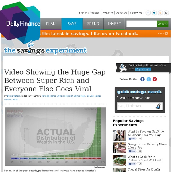 Video Showing the Huge Gap Between Super Rich and Everyone Else Goes Viral