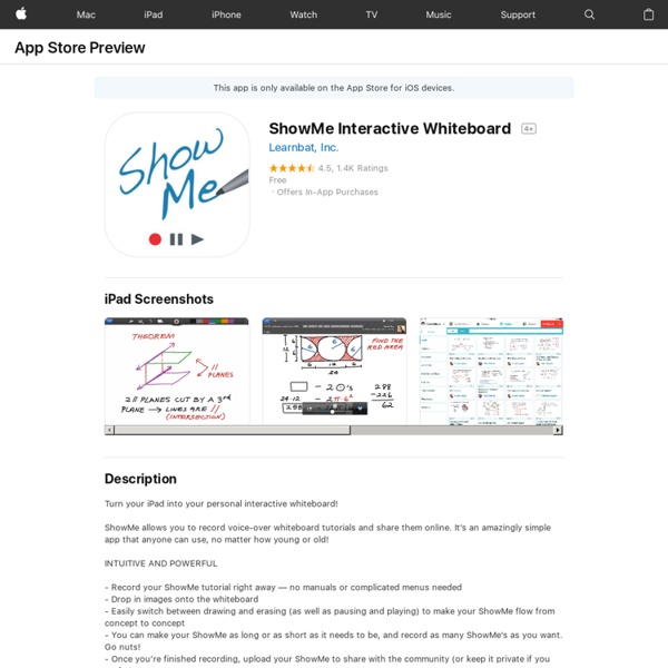 ShowMe Interactive Whiteboard on the App Store