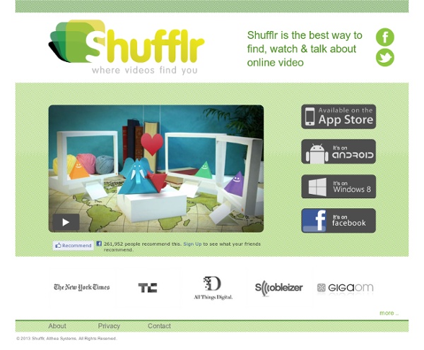 Shufflr - Conversations over videos