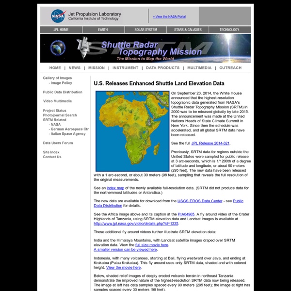 Shuttle Radar Topography Mission