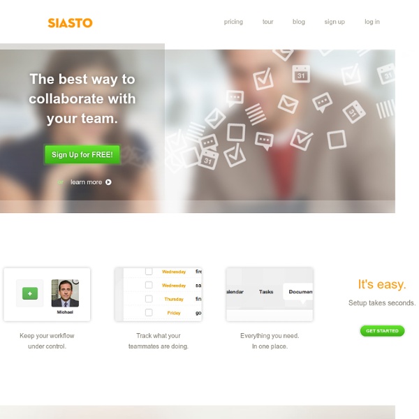 Siasto · The BEST way to manage your projects on the web!
