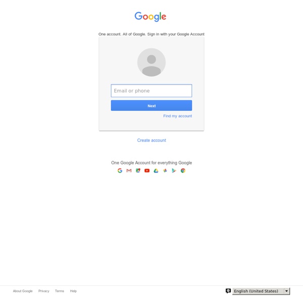 Acceso: Cuentas de Google