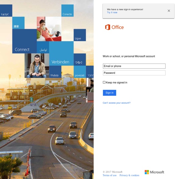 Sign in to Microsoft Online Services