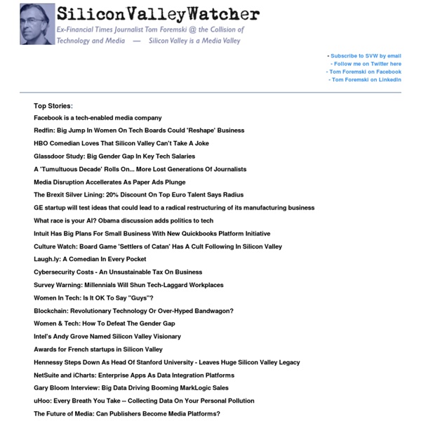 Silicon Valley Watcher