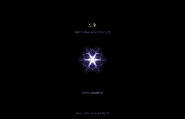 Silk — Interactive generative art