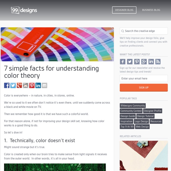 Understand color theory with these 7 facts - = Designer Blog