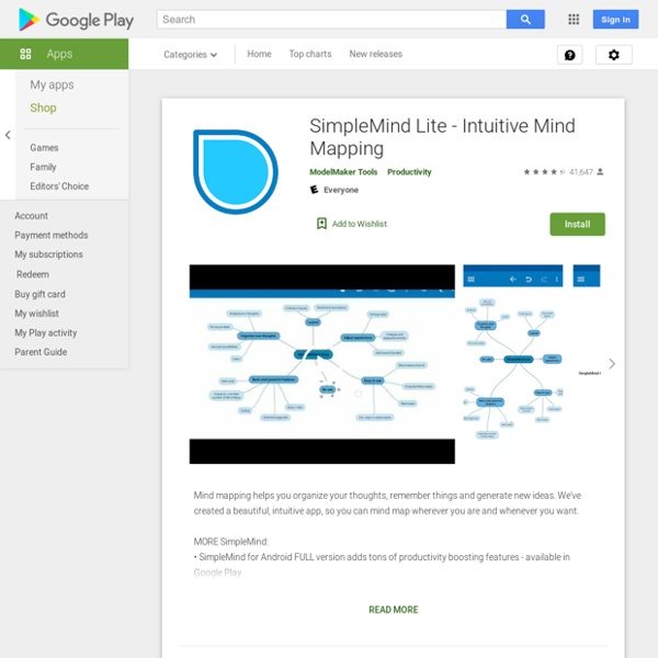 SimpleMind Free - Intuitive Mind Mapping - Apps on Google Play