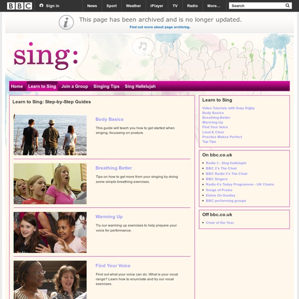 Sing - Learn to Sing