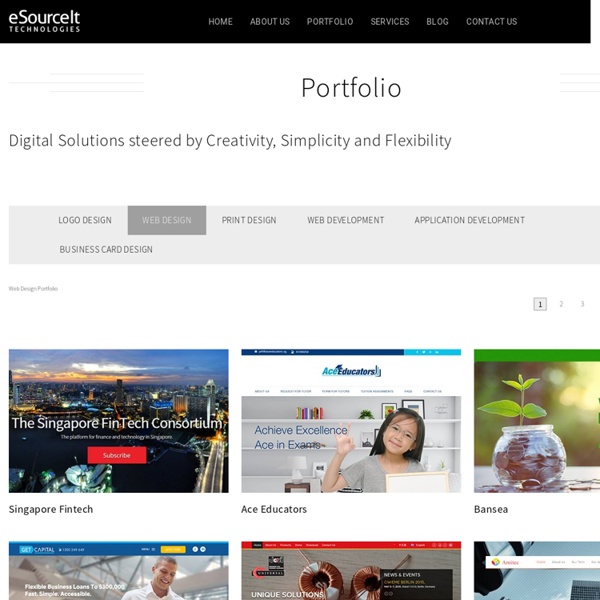 Singapore web design services - eSourceIt Technologies