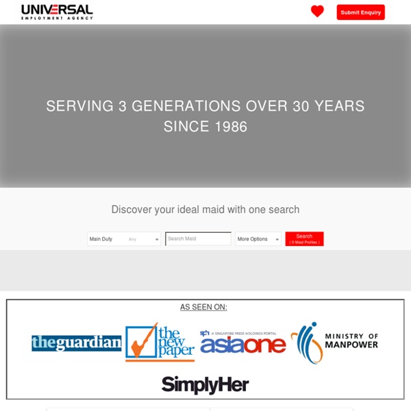 Since 1986 - Universal Employment Agency Pte Ltd